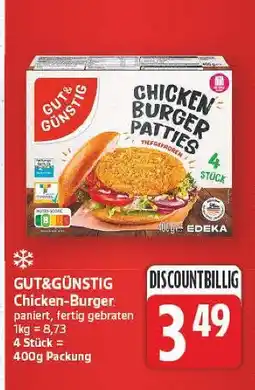 E-Center Gut&günstig chicken-burger Angebot