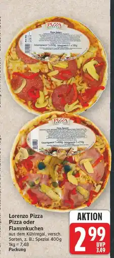 E-Center Lorenzo pizza Angebot