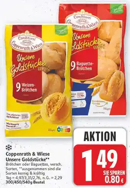 E-Center Coppenrath & wiese unsere goldstücke brötchen Angebot