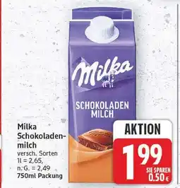 E-Center Milka schokoladenmilch Angebot
