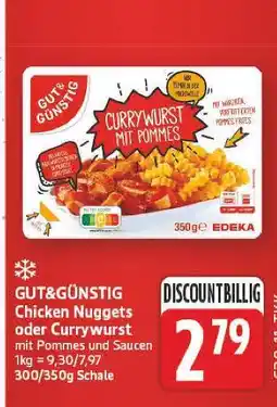 E-Center Gut&günstig chicken nuggets Angebot