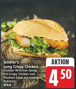 E-Center Schäfer's long crispy chicken Angebot