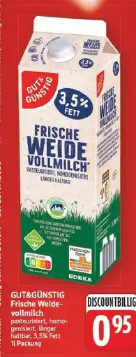 E-Center Gut&günstig frische weide-vollmilch Angebot