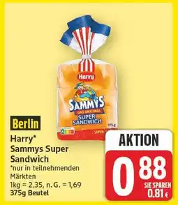 E-Center Harry sammys super sandwich Angebot