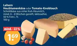 V Markt Lehern heublumenkäse oder tomate-knoblauch Angebot
