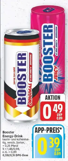 E-Center Booster energy-drink Angebot