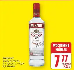 E-Center Smirnoff vodka Angebot