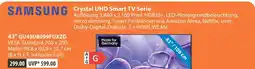 V Markt Samsung crystal uhd smart tv serie 43 gu43u8099fuxzg Angebot