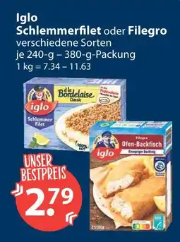 V Markt Iglo schlemmerfilet Angebot