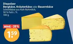 V Markt Diepolzer bergkäse, kräuterkäse oder bauernkäse Angebot