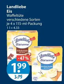V Markt Landliebe eis waffeltüte Angebot