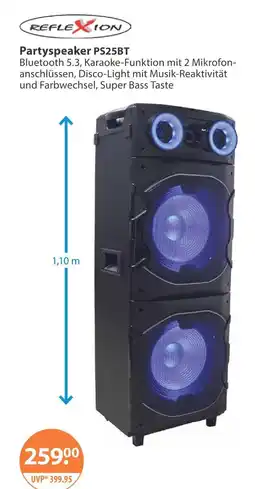 V Markt Reflexion partyspeaker ps25bt Angebot