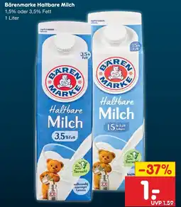 Netto Marken-Discount Bärenmarke haltbare milch Angebot