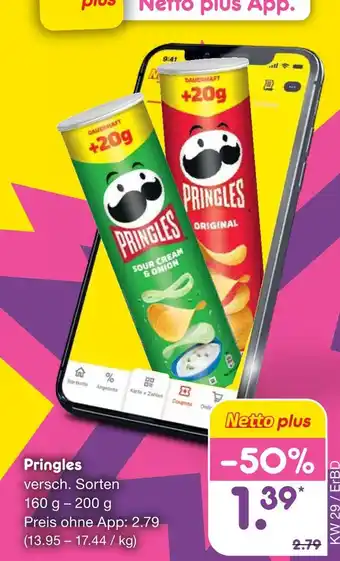 Netto Marken-Discount Pringles chips Angebot