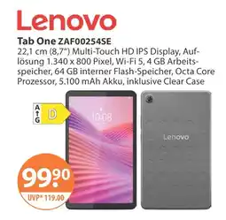 V Markt Lenovo tab one Angebot