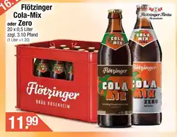 Getränke City Flötzinger bräu cola-mix oder zero Angebot