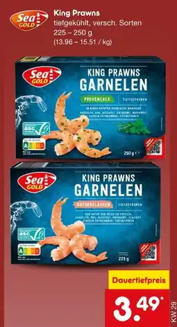 Netto Marken-Discount Sea gold king prawns provençale Angebot