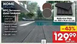 Netto Marken-Discount Home deluxe wpc terrassen-dielen samana Angebot