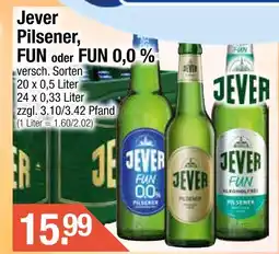 Getränke City Jever pilsener Angebot