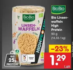 Netto Marken-Discount Biobio bio linsenwaffeln high protein Angebot