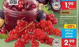 Netto Marken-Discount Heimat johannisbeeren rot Angebot