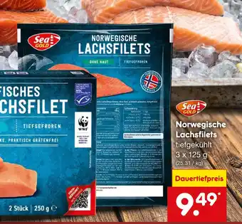 Netto Marken-Discount Sea gold norwegische lachsfilets Angebot