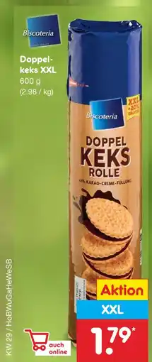 Netto Marken-Discount Biscoteria doppelkeks xxl Angebot