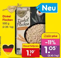 Netto Marken-Discount Lieblings dinkel flocken Angebot