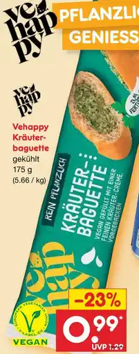 Netto Marken-Discount Vehappy kräuter-baguette Angebot