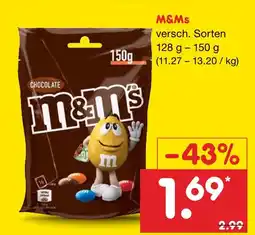 Netto Marken-Discount M&ms versch. sorten Angebot