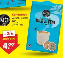 Netto Marken-Discount Cafet kaffeepads Angebot