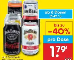 Netto Marken-Discount Ready to drink jack daniels Angebot