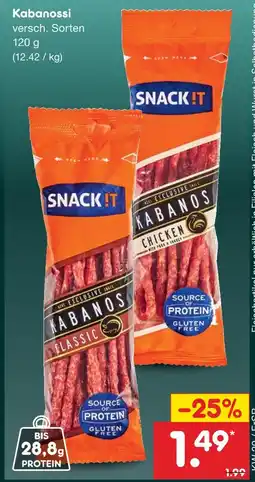 Netto Marken-Discount Snack it kabanossi classic Angebot