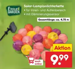 Netto Marken-Discount Livarno garden solar-lampionlichterkette Angebot