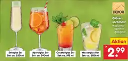 Netto Marken-Discount Dekor sektglas Angebot