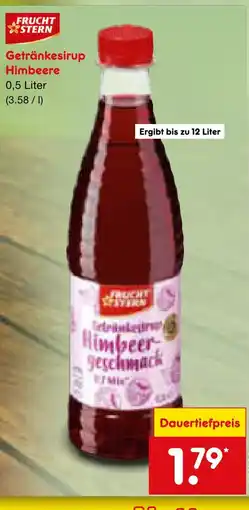 Netto Marken-Discount Frucht stern getränkesirup himbeere Angebot