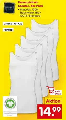 Netto Marken-Discount Herren achselhemden Angebot