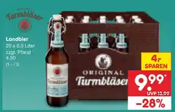 Netto Marken-Discount Turmbläser landbier Angebot