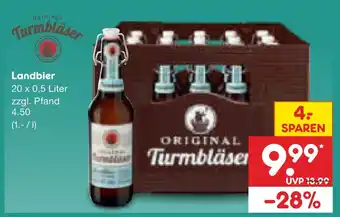 Netto Marken-Discount Turmbläser landbier Angebot