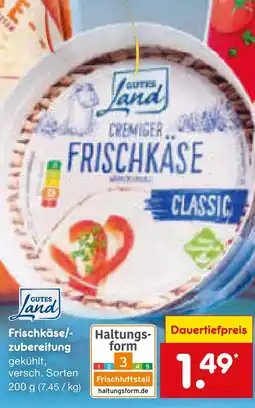 Netto Marken-Discount Gutes land frischkäsezubereitung Angebot