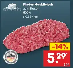 Netto Marken-Discount Gut ponholz rinder-hackfleisch Angebot