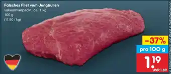 Netto Marken-Discount Falsches filet vom jungbullen Angebot