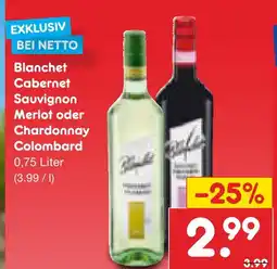 Netto Marken-Discount Blanchet cabernet sauvignon merlot Angebot
