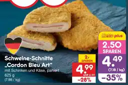 Netto Marken-Discount Schweine-schnitte „cordon bleu art“ Angebot