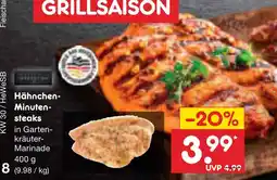 Netto Marken-Discount Hähnchen-minutesteaks Angebot