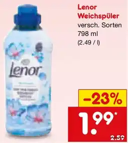 Netto Marken-Discount Lenor Weichspüler Angebot