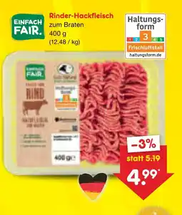 Netto Marken-Discount Einfach fair. rinder-hackfleisch Angebot