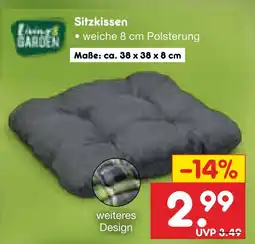 Netto Marken-Discount Green garden sitzkissen Angebot
