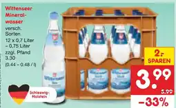 Netto Marken-Discount Wittenseer mineralwasser Angebot