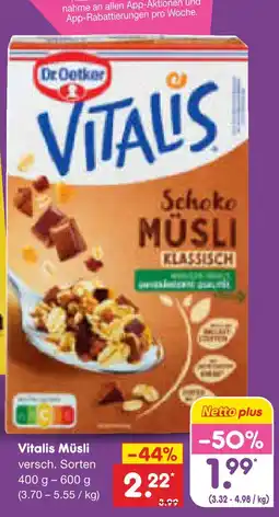 Netto Marken-Discount Dr. oetker vitalis Angebot